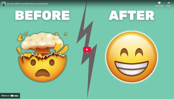 Do this ASAP to prevent stress and burnout!