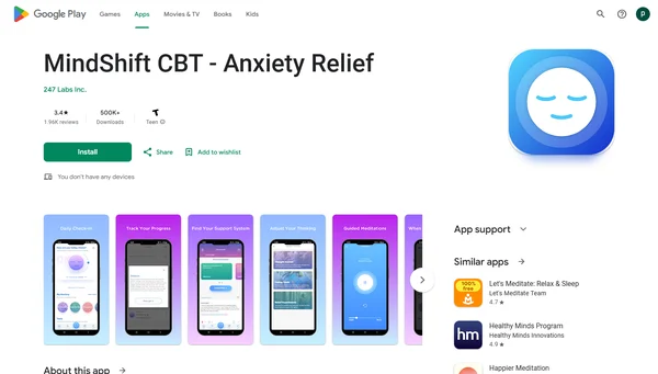 MindShift: Anxiety & Worry