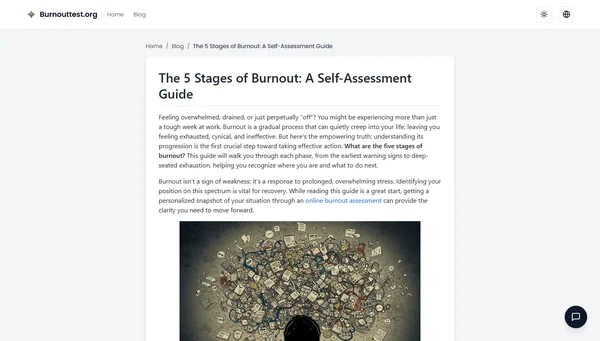 The 5 Stages of Burnout: A Self-Assessment Guide