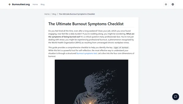 The Ultimate Burnout Symptoms Checklist