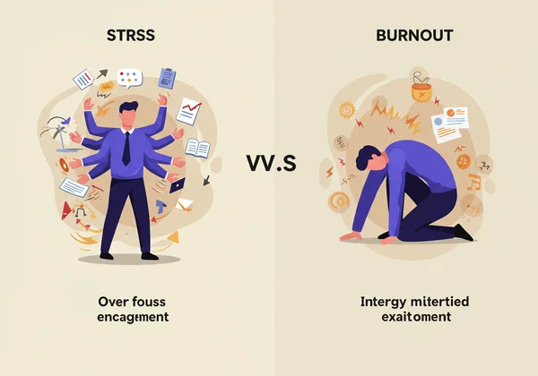 Comparing stress as over-engagement and burnout as disengagement